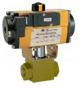 High Pressure Ball Valve with Double Acting Pneumatic Actuator